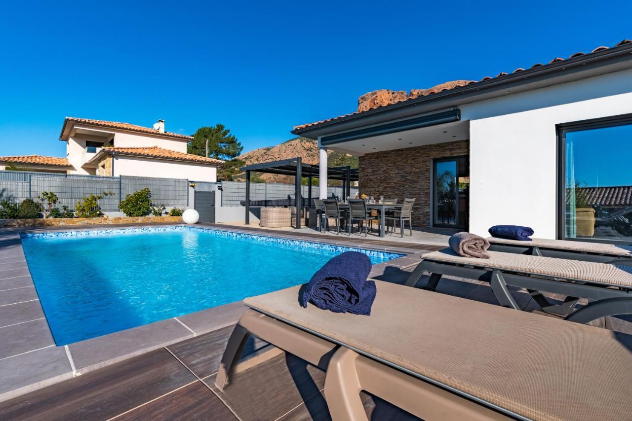 Afa Proche Ajaccio, Magnifique Villa Avec Piscine Privee 8 Personnes Extérieur photo